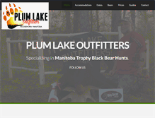 Tablet Screenshot of plumlakeoutfitters.com